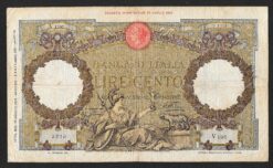 Banconota da 100 lire tipo Capranesi - Aquila Romana d.m. 18.08.1936 (primo decreto Impero)
