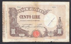 Banconota da 100 lire tipo Barbetti d.m. 02.06.1928 (fascio)