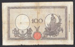 Alternative view of Banconota da 100 lire tipo Barbetti d.m. 02.06.1928 (fascio)