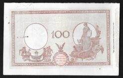 Alternative view of Banconota da 100 lire tipo Barbetti d.m. 15.08.1919