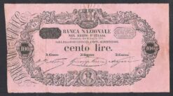 Banconota da 100 lire Banca d'Italia d.m. 16.07.1894 (tipo Banca Nazionale nel Regno d'Italia)