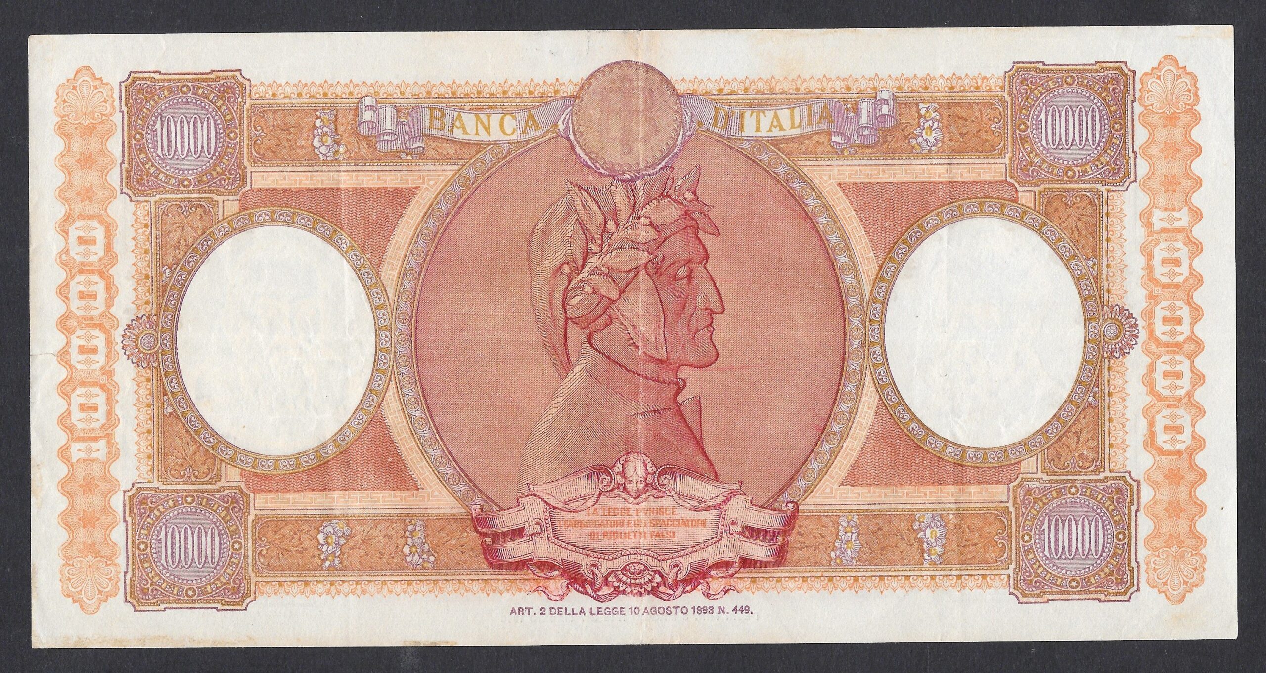 Banconota da 10000 lire tipo Repubbliche Marinare d.m. 08.05.1948 (primo decreto) - immagine 2
