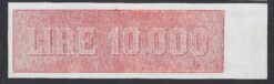 Alternative view of Falso d'epoca del titolo provvisorio da 10000 lire datato 17.12.1947